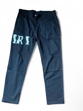 Black amiri jeans